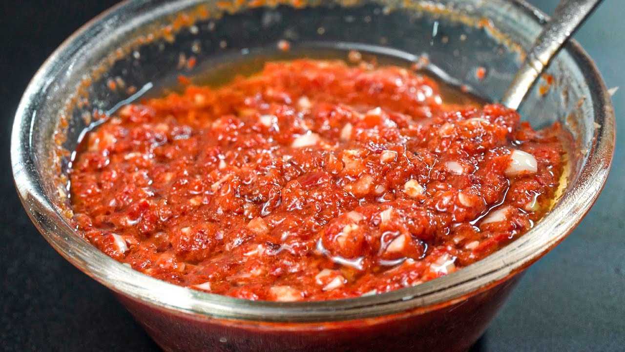 Приправа из болгарского перца на зиму