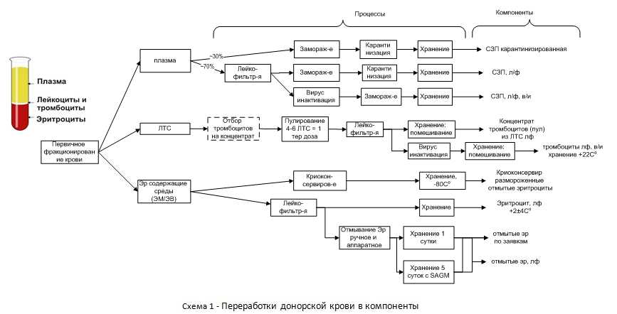 Переработка крови