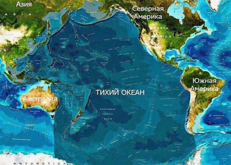Рельеф дна тихого океана – полезные ископаемые, особенности формы, хребты и котловины кратко (7 класс, география)