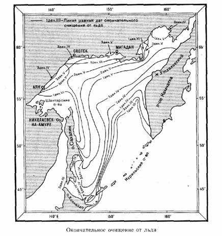 В какой части океана находится охотское море. физико-географические условия охотского моря