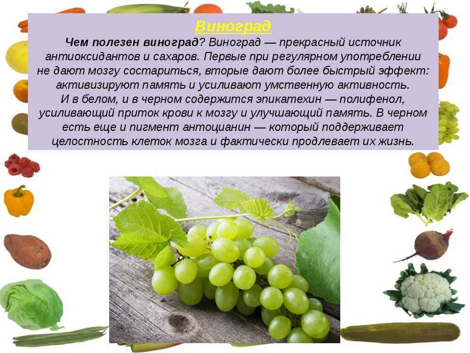 3 плюса для сердца и чем еще полезен виноград для организма
