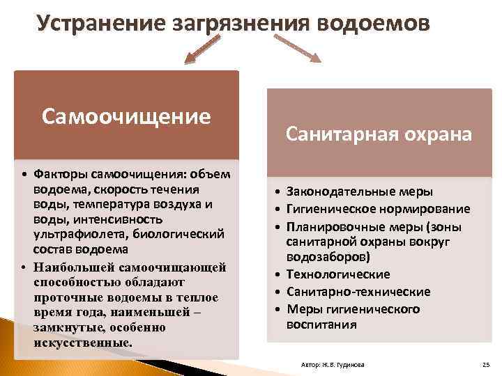 Восстановление нарушений на экологическом уровне: самоочищение воды и экологическая репарация