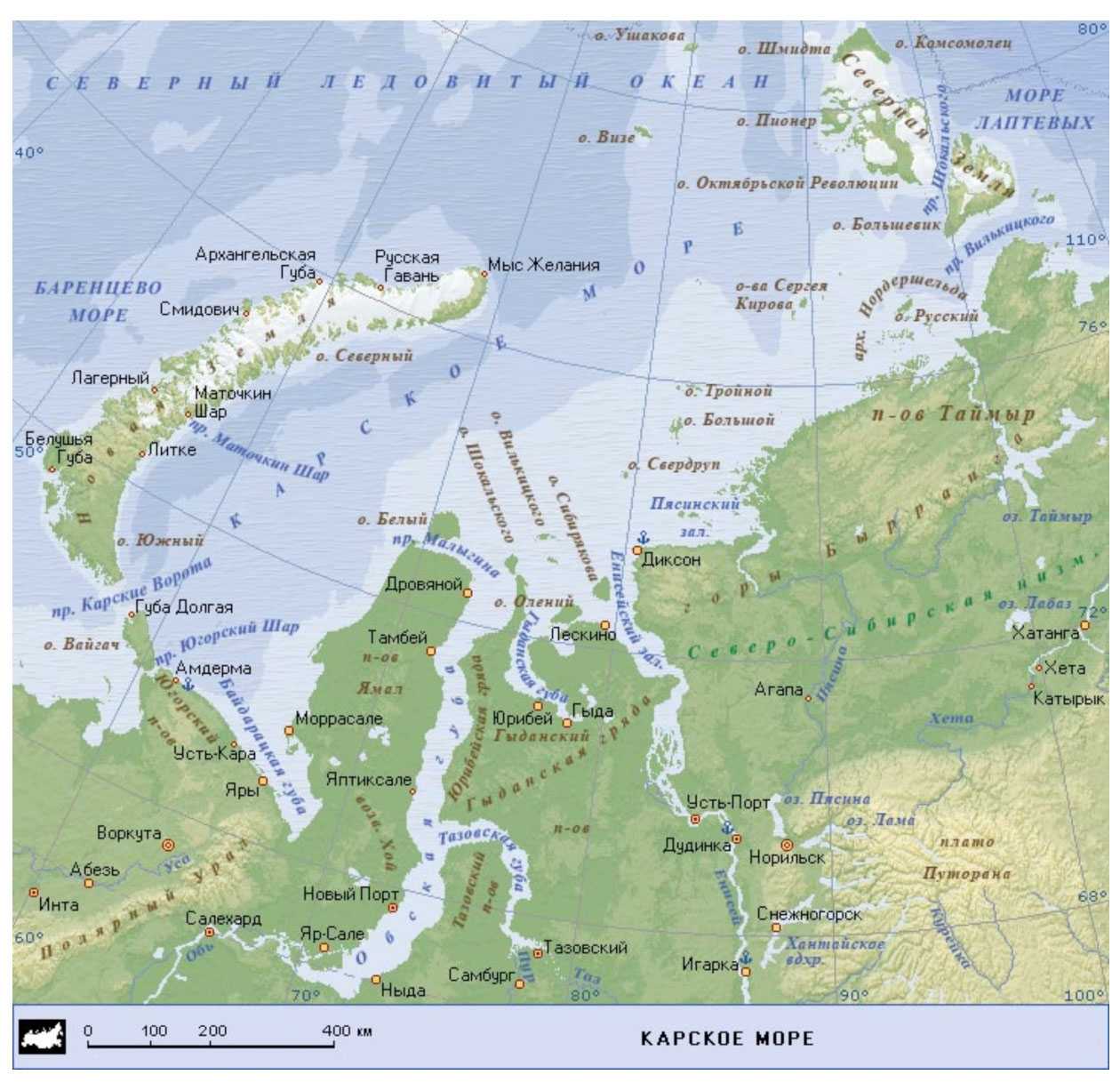 Береговая линия охотское море. приливных течений