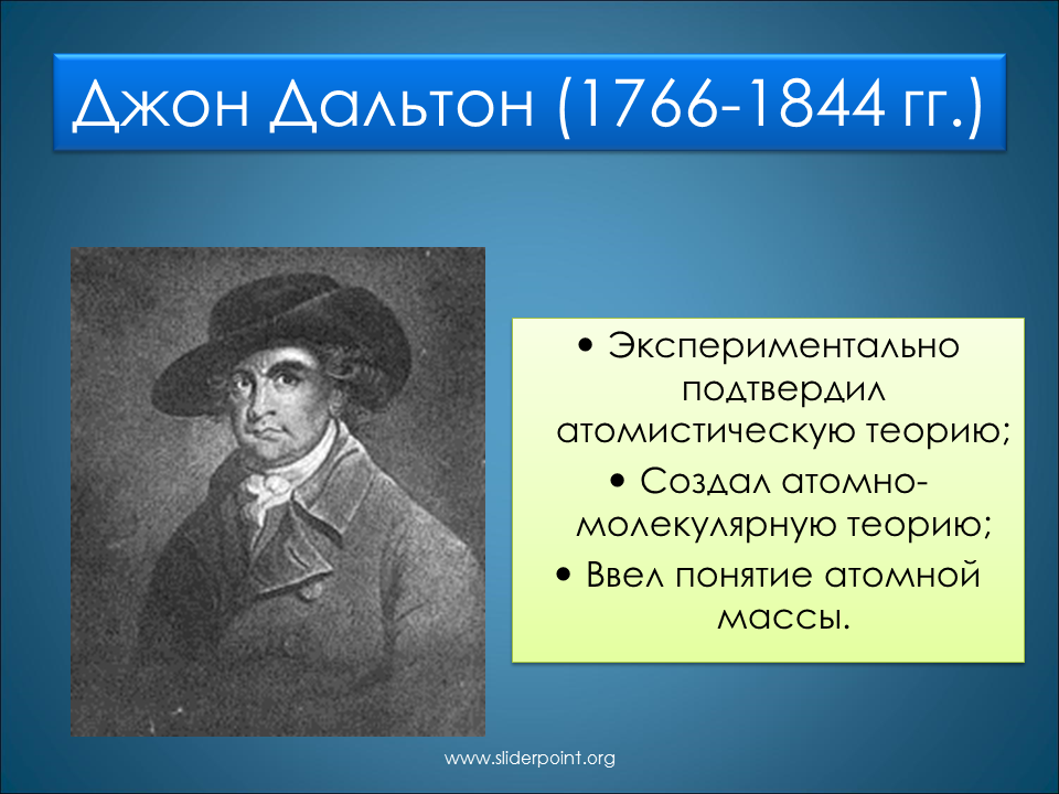 Атомная модель дальтона: постулаты и ошибки
