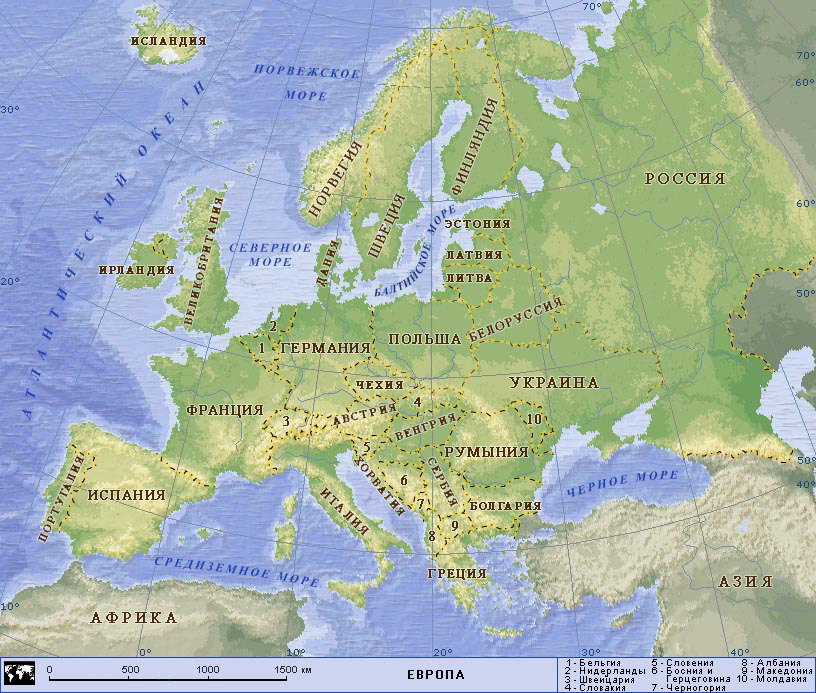 Средиземное море — европа — планета земля
