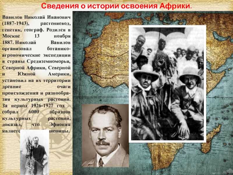 Николай вавилов в южной америке