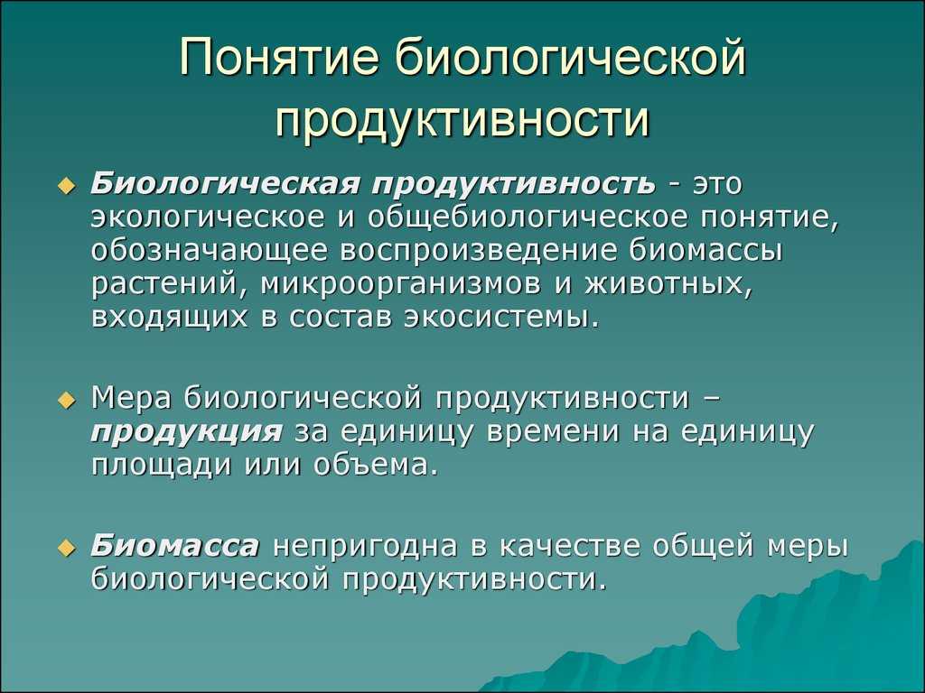 Законы биологической продуктивности | авторская платформа pandia.ru