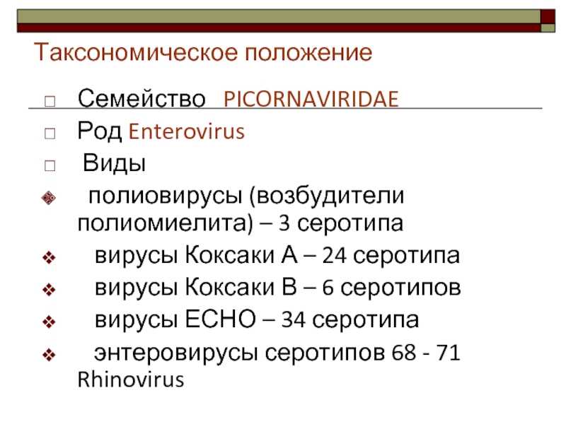 Пикорнавирусы
