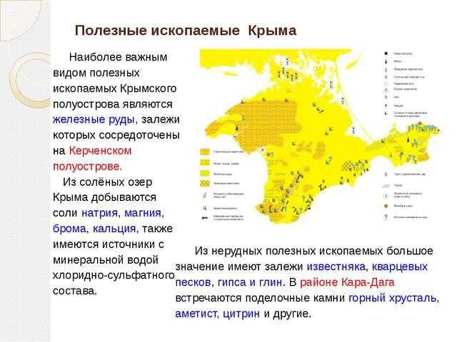 Рельеф крымского полуострова: горы и равнины