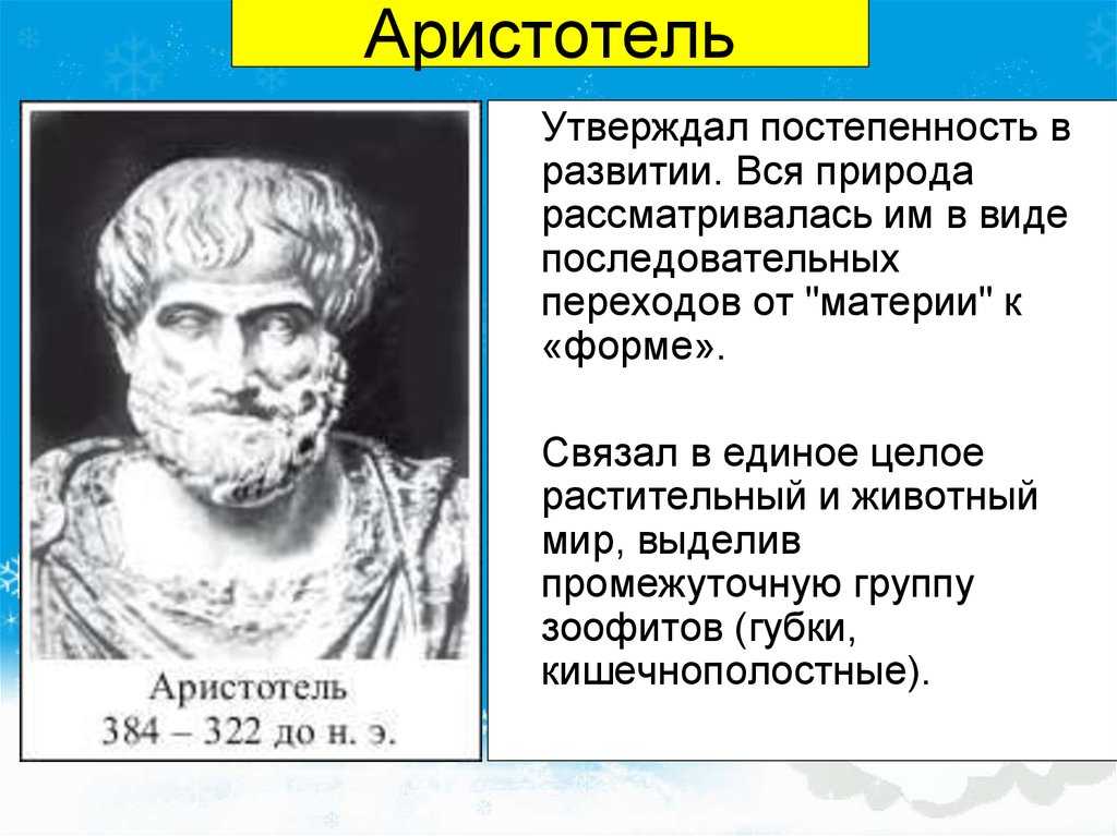 История развития представлений о виде и эволюции / биология 9 класс