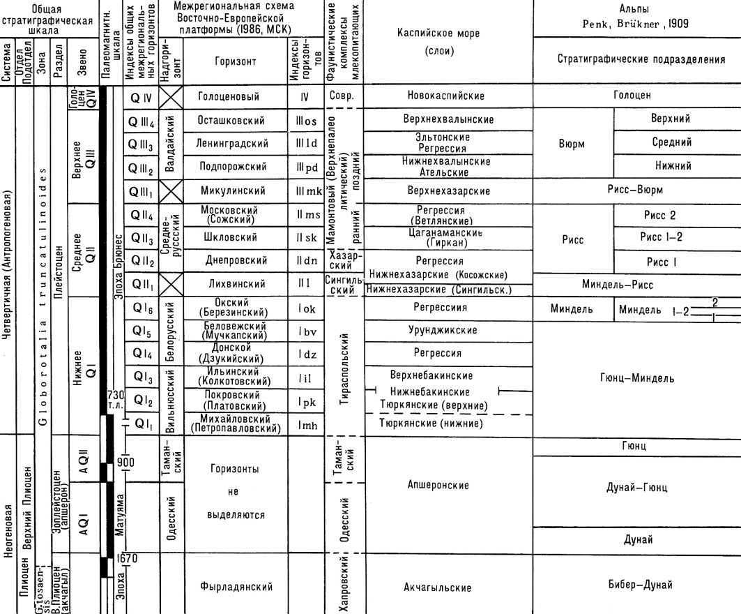 Четвертичный период, или антропоген (2,6 млн лет назад — до настоящего времени). четвертичный период (антропоген) этапы геологические антропогенные время основные события