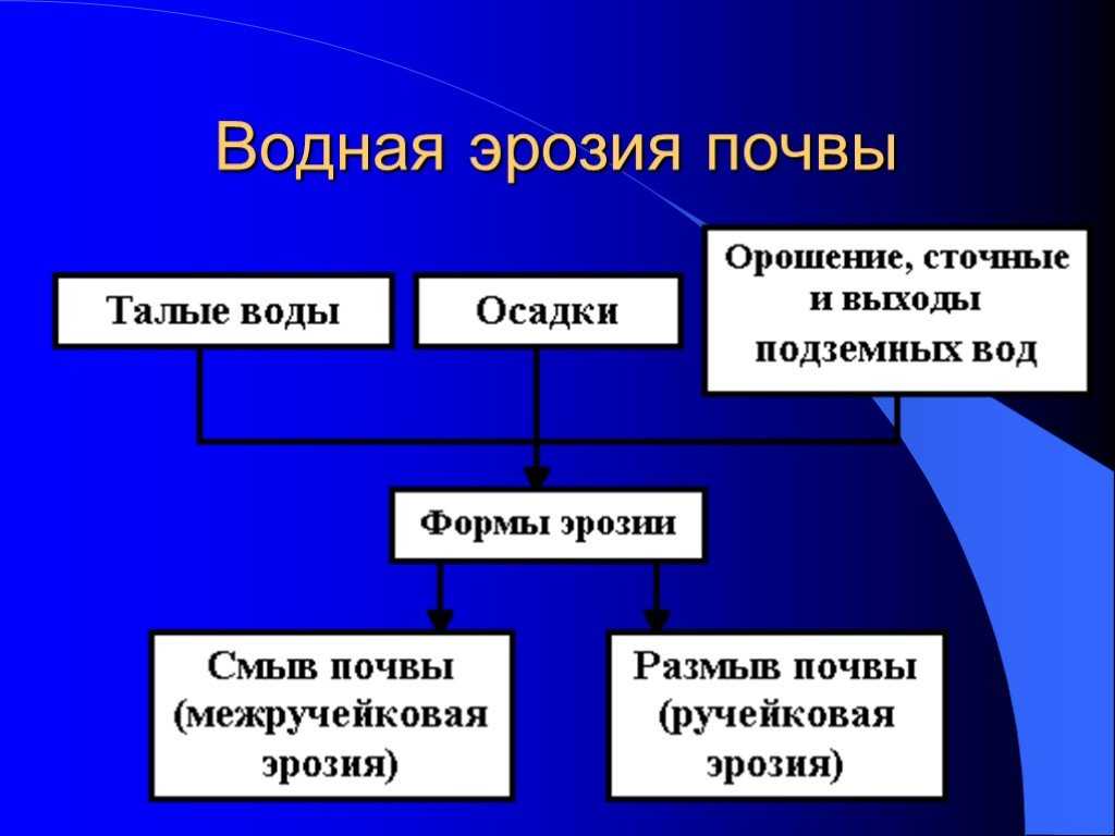 Причины эрозии почв и методы защиты от разрушения. основные приемы мелиорации