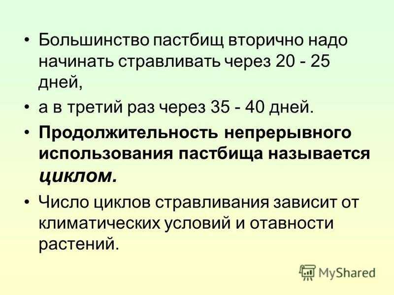 Создание пастбищ