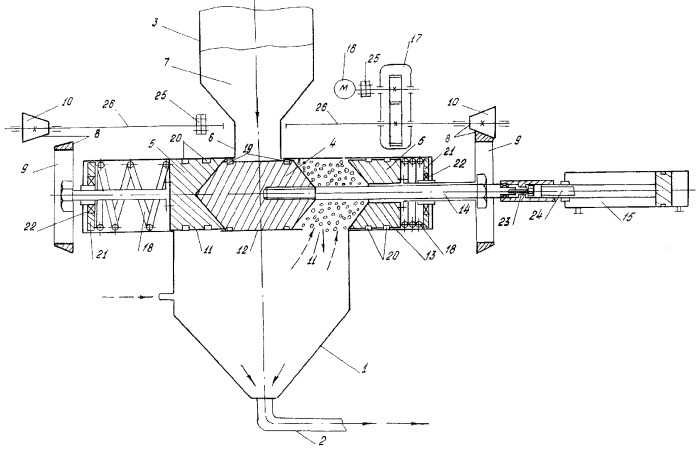 Способ очистки воздуха от аэрозольных частиц в установках напорного   пневмотранспорта дисперсных материалов