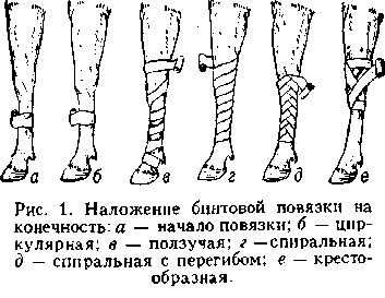 Механический способ остановки кровотечения у животных